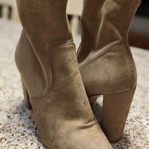 Steve Madden *sexy nude* Ankle Booties stretch